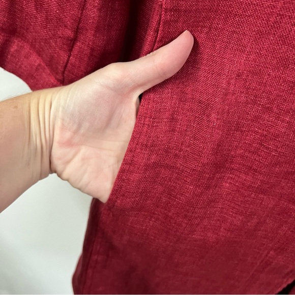 Eileen Fisher Organic Linen Longline Jacket - Picture 5 of 11